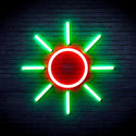 ADVPRO Sun Ultra-Bright LED Neon Sign fnu0012 - Green & Red