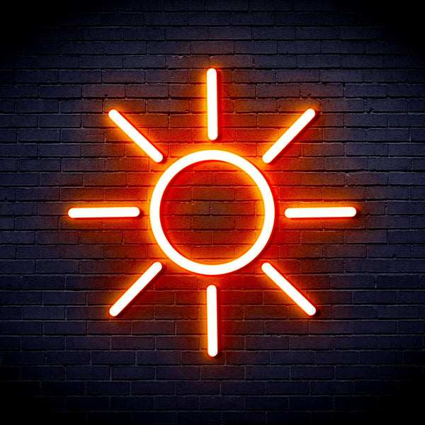ADVPRO Sun Ultra-Bright LED Neon Sign fnu0012 - Orange