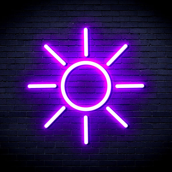 ADVPRO Sun Ultra-Bright LED Neon Sign fnu0012 - Purple