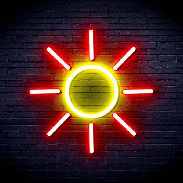 ADVPRO Sun Ultra-Bright LED Neon Sign fnu0012 - Red & Yellow