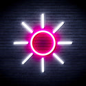 ADVPRO Sun Ultra-Bright LED Neon Sign fnu0012 - White & Pink