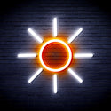 ADVPRO Sun Ultra-Bright LED Neon Sign fnu0012 - White & Orange