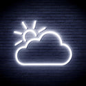 ADVPRO Sun and Cloud Ultra-Bright LED Neon Sign fnu0014 - White