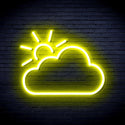 ADVPRO Sun and Cloud Ultra-Bright LED Neon Sign fnu0014 - Yellow