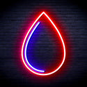 ADVPRO Water Droplet Ultra-Bright LED Neon Sign fnu0015 - Blue & Red