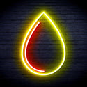 ADVPRO Water Droplet Ultra-Bright LED Neon Sign fnu0015 - Red & Yellow