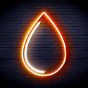 ADVPRO Water Droplet Ultra-Bright LED Neon Sign fnu0015 - White & Orange