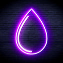 ADVPRO Water Droplet Ultra-Bright LED Neon Sign fnu0015 - White & Purple