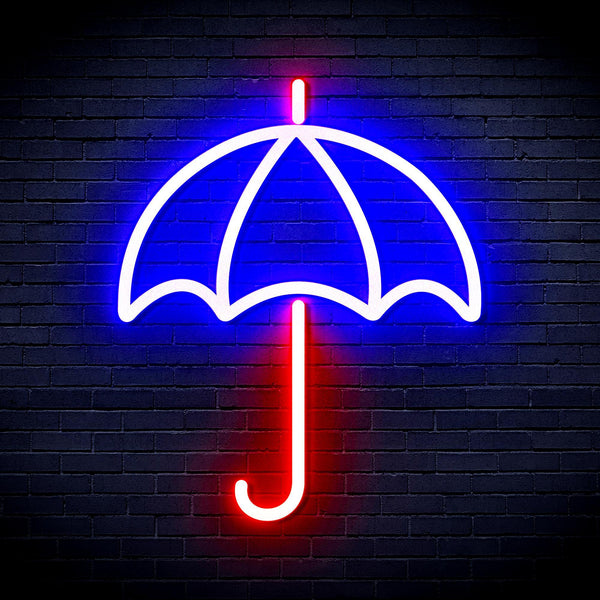 ADVPRO Umbrella Ultra-Bright LED Neon Sign fnu0016 - Blue & Red