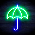 ADVPRO Umbrella Ultra-Bright LED Neon Sign fnu0016 - Green & Blue