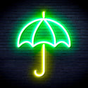 ADVPRO Umbrella Ultra-Bright LED Neon Sign fnu0016 - Green & Yellow