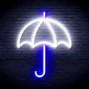 ADVPRO Umbrella Ultra-Bright LED Neon Sign fnu0016 - White & Blue