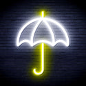 ADVPRO Umbrella Ultra-Bright LED Neon Sign fnu0016 - White & Yellow