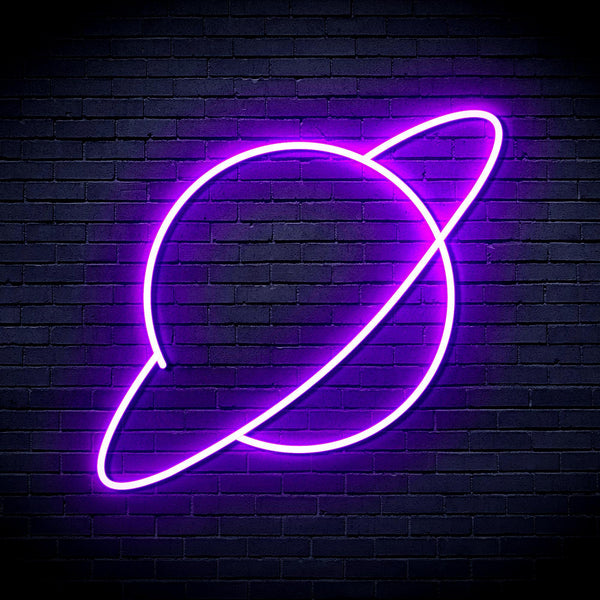 ADVPRO Planet Ultra-Bright LED Neon Sign fnu0017 - Purple