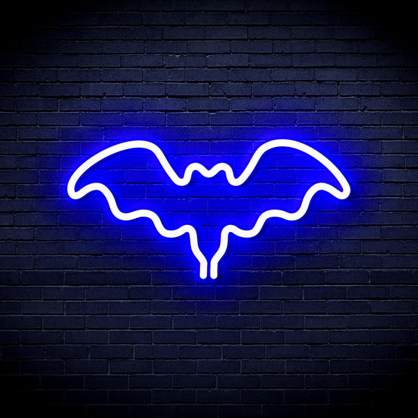 ADVPRO Bat Ultra-Bright LED Neon Sign fnu0018 - Blue