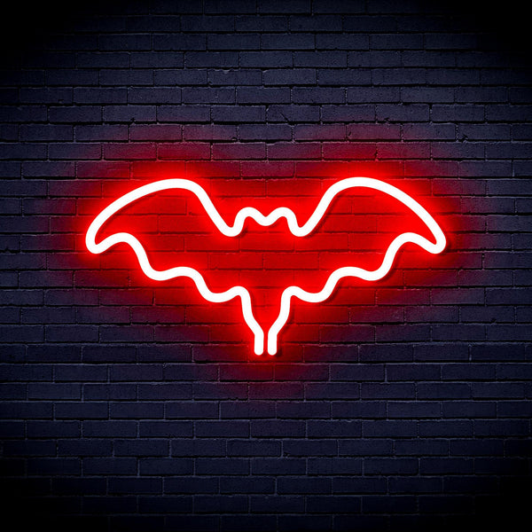 ADVPRO Bat Ultra-Bright LED Neon Sign fnu0018 - Red