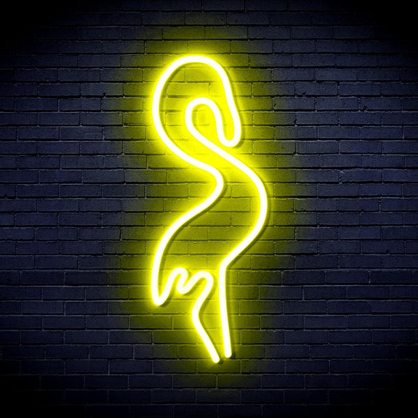 ADVPRO Flamingo Ultra-Bright LED Neon Sign fnu0019 - Yellow