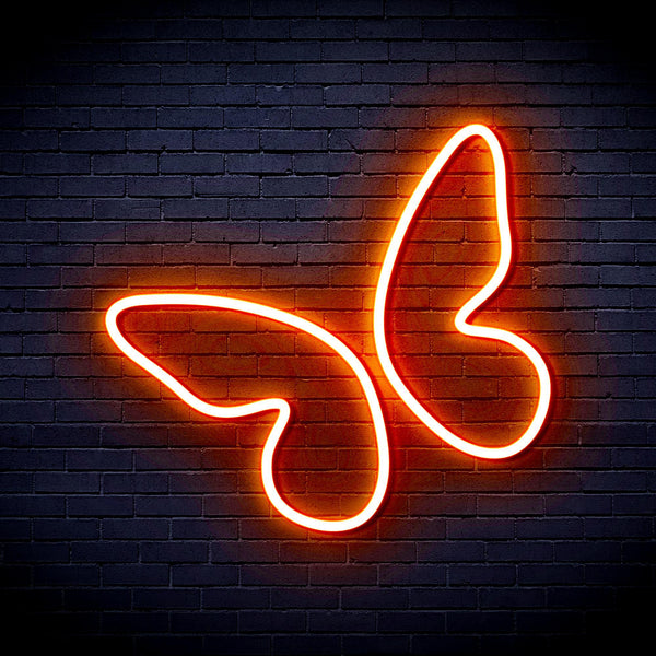 ADVPRO Butterfly Ultra-Bright LED Neon Sign fnu0020 - Orange