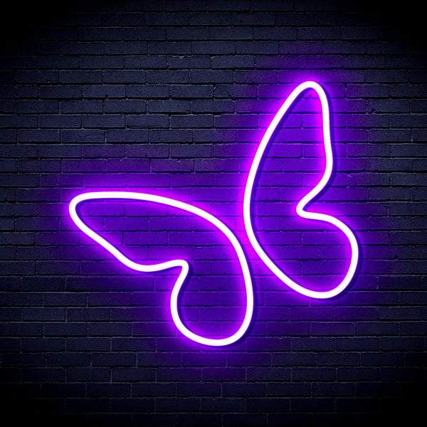 ADVPRO Butterfly Ultra-Bright LED Neon Sign fnu0020 - Purple