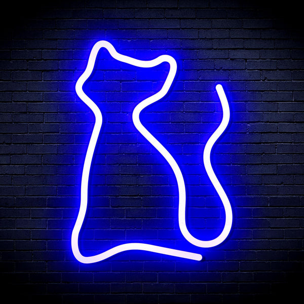 ADVPRO Cat Ultra-Bright LED Neon Sign fnu0021 - Blue