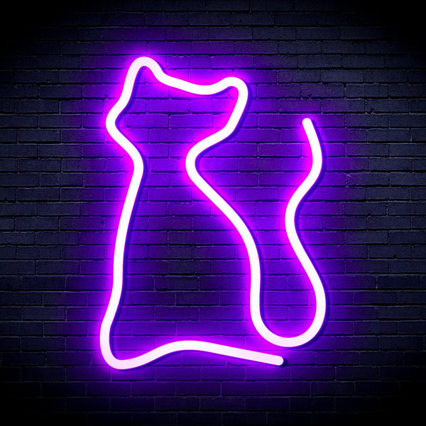 ADVPRO Cat Ultra-Bright LED Neon Sign fnu0021 - Purple