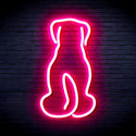ADVPRO Back of Stanging Dog Ultra-Bright LED Neon Sign fnu0022 - Pink