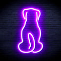 ADVPRO Back of Stanging Dog Ultra-Bright LED Neon Sign fnu0022 - Purple
