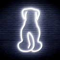 ADVPRO Back of Stanging Dog Ultra-Bright LED Neon Sign fnu0022 - White