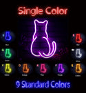 ADVPRO Back of Standing Cat Ultra-Bright LED Neon Sign fnu0023 - Classic