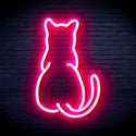 ADVPRO Back of Standing Cat Ultra-Bright LED Neon Sign fnu0023 - Pink