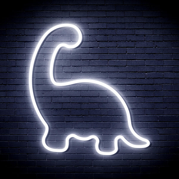 ADVPRO Dinosaur Ultra-Bright LED Neon Sign fnu0027 - White