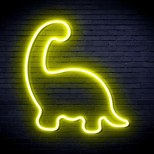 ADVPRO Dinosaur Ultra-Bright LED Neon Sign fnu0027 - Yellow
