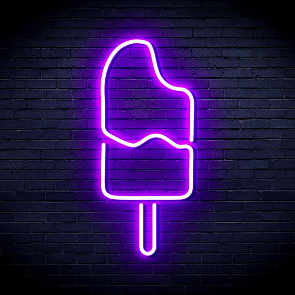 ADVPRO Ice-cream Popsicle Ultra-Bright LED Neon Sign fnu0029 - Purple