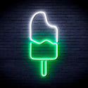 ADVPRO Ice-cream Popsicle Ultra-Bright LED Neon Sign fnu0029 - White & Green