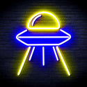 ADVPRO Spaceship Ultra-Bright LED Neon Sign fnu0031 - Blue & Yellow