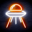 ADVPRO Spaceship Ultra-Bright LED Neon Sign fnu0031 - White & Orange