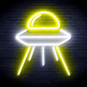 ADVPRO Spaceship Ultra-Bright LED Neon Sign fnu0031 - White & Yellow