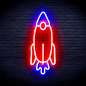 ADVPRO Rocket Ultra-Bright LED Neon Sign fnu0032 - Blue & Red