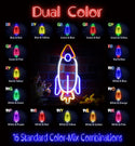 ADVPRO Rocket Ultra-Bright LED Neon Sign fnu0032 - Dual-Color