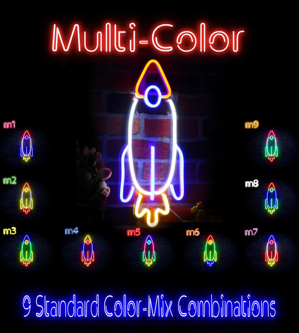 ADVPRO Rocket Ultra-Bright LED Neon Sign fnu0032 - Multi-Color