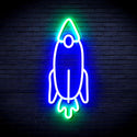 ADVPRO Rocket Ultra-Bright LED Neon Sign fnu0032 - Green & Blue