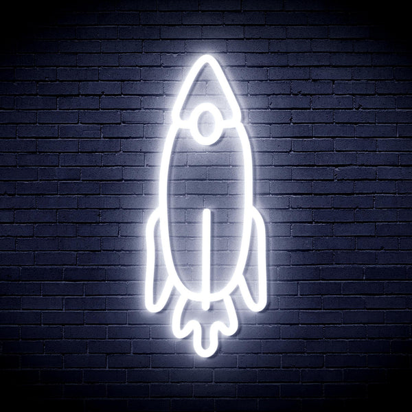 ADVPRO Rocket Ultra-Bright LED Neon Sign fnu0032 - White