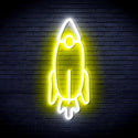 ADVPRO Rocket Ultra-Bright LED Neon Sign fnu0032 - White & Yellow