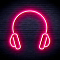ADVPRO Headphone Ultra-Bright LED Neon Sign fnu0033 - Pink