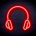 ADVPRO Headphone Ultra-Bright LED Neon Sign fnu0033 - Red