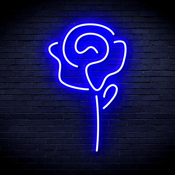 ADVPRO Rose Ultra-Bright LED Neon Sign fnu0034 - Blue