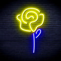 ADVPRO Rose Ultra-Bright LED Neon Sign fnu0034 - Blue & Yellow