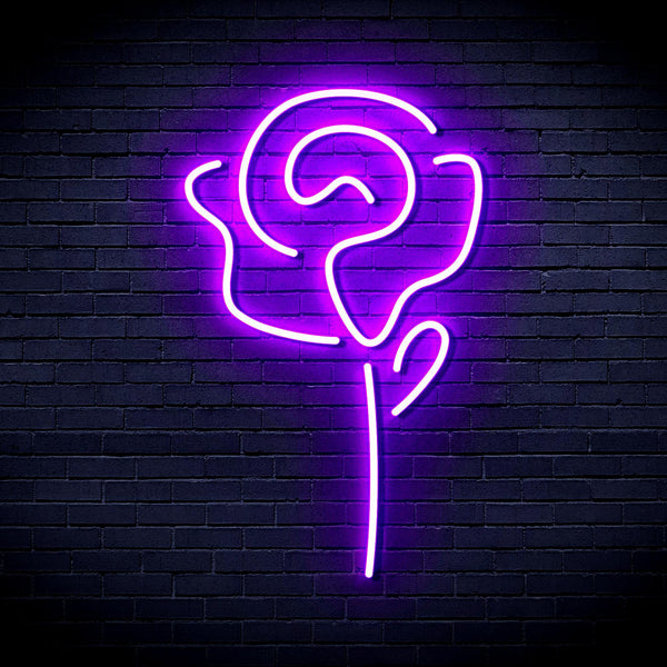 ADVPRO Rose Ultra-Bright LED Neon Sign fnu0034 - Purple