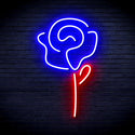 ADVPRO Rose Ultra-Bright LED Neon Sign fnu0034 - Red & Blue