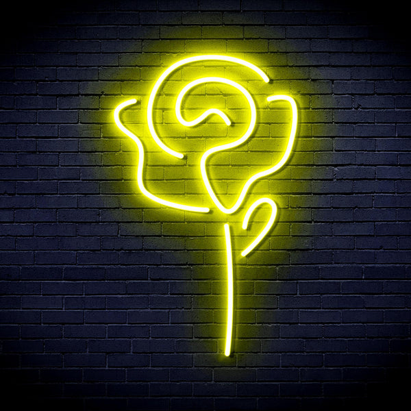 ADVPRO Rose Ultra-Bright LED Neon Sign fnu0034 - Yellow